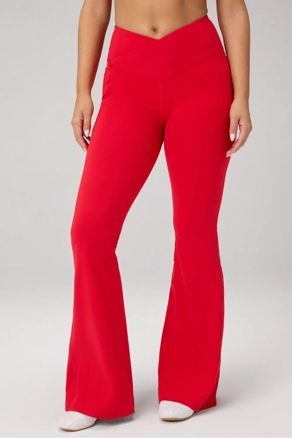 Oasis PureLuxe High-Waisted Crossover Flare sold by Fabletics
