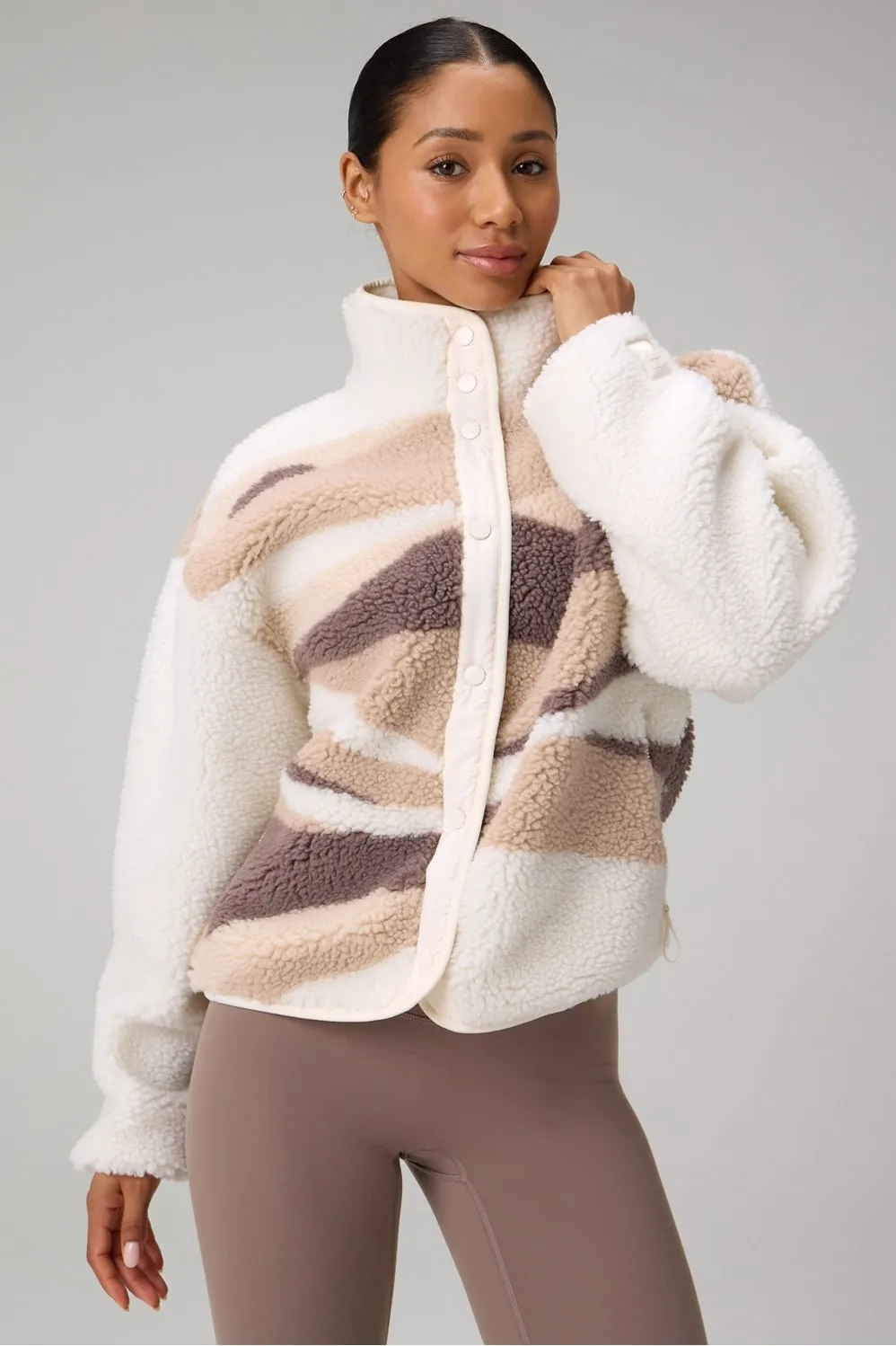 Tahoe Teddy Jacket sold by Fabletics