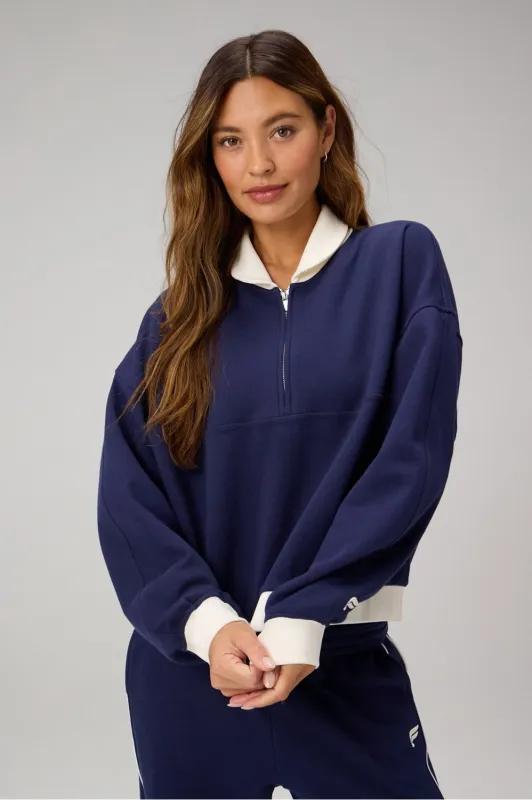 Cozy Fleece Relaxed Half Zip sold by Fabletics