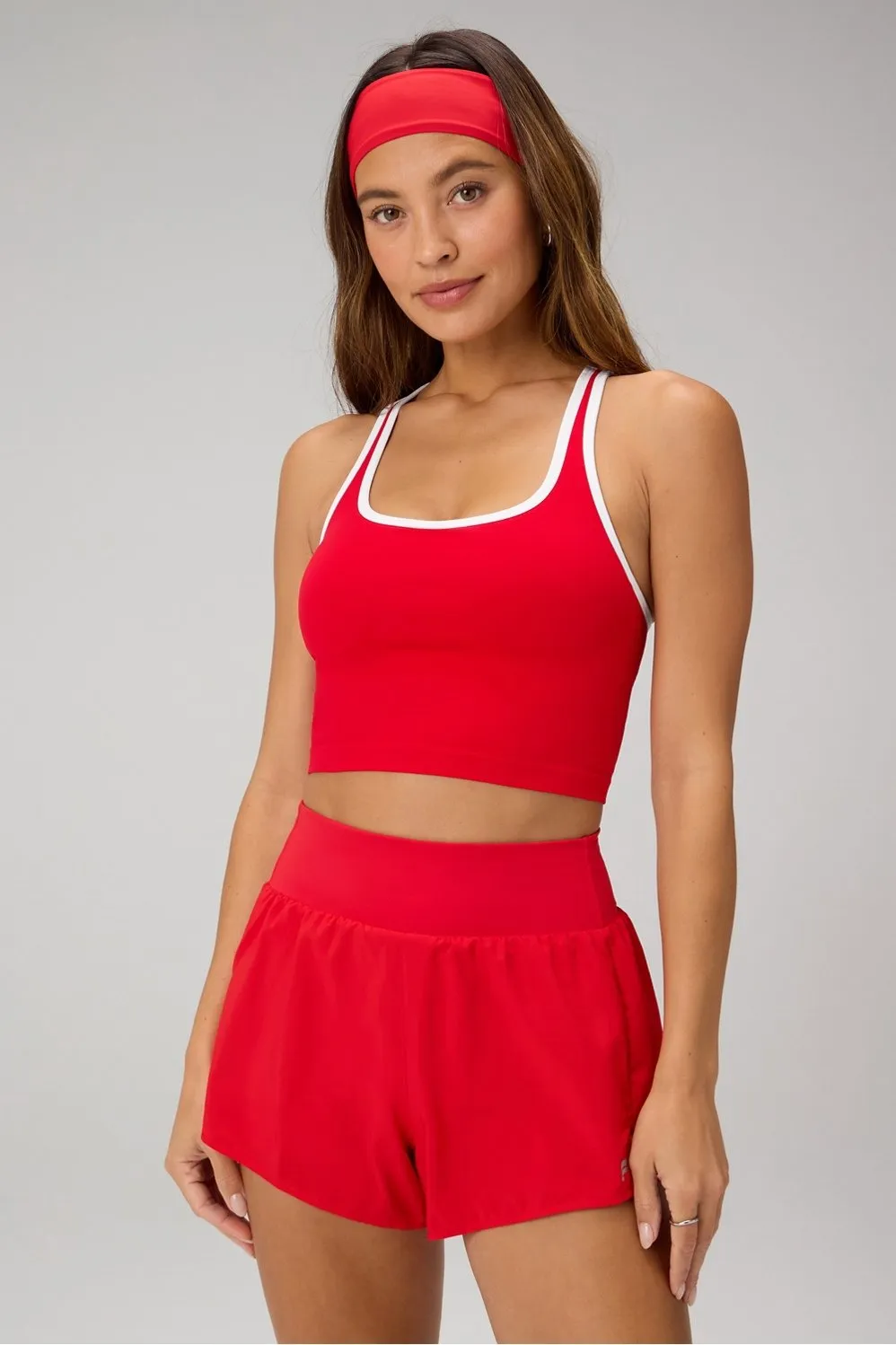 Seamless Cropped Built-In Bra Tank sold by Fabletics