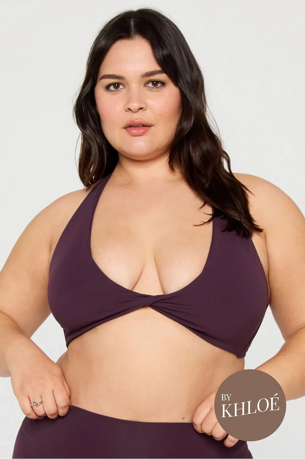 PureLuxe Plunge Low Impact Bra sold by Fabletics