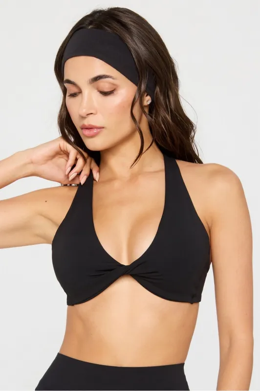 PureLuxe Plunge Low Impact Bra sold by Fabletics