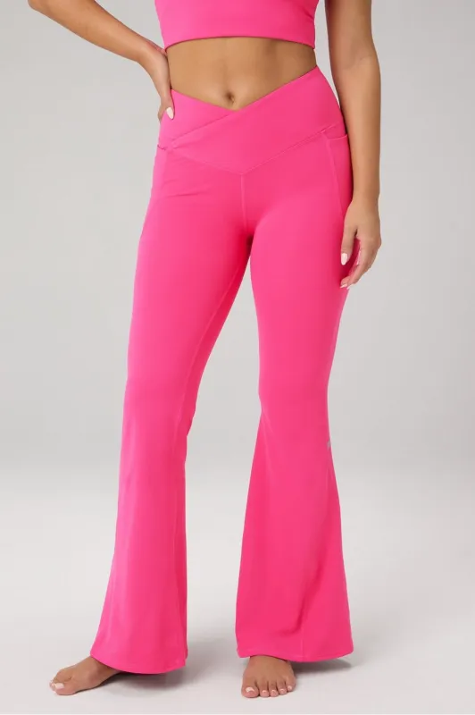 Oasis PureLuxe High-Waisted Crossover Flare sold by Fabletics