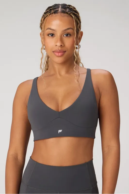 PureLuxe Longline Low Impact Bra sold by Fabletics