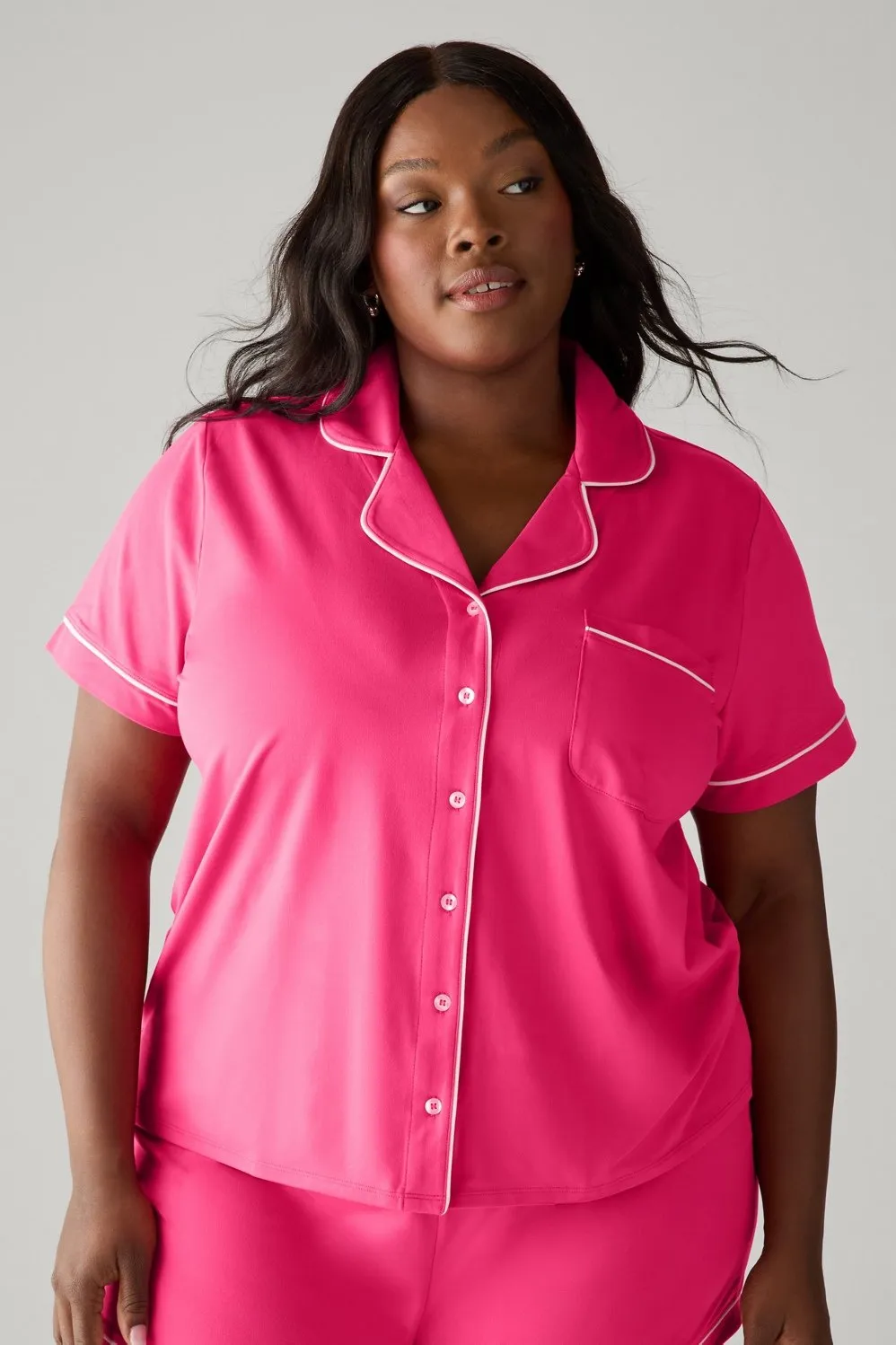 Cloud Jersey Sleep Short Sleeve Top sold by Fabletics