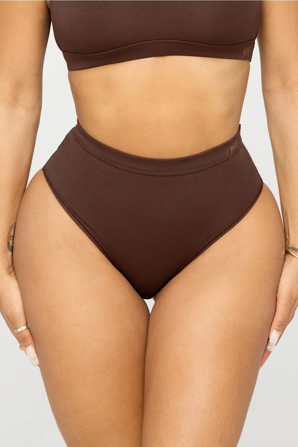 Snug Cotton High Waist Brief sold by Fabletics