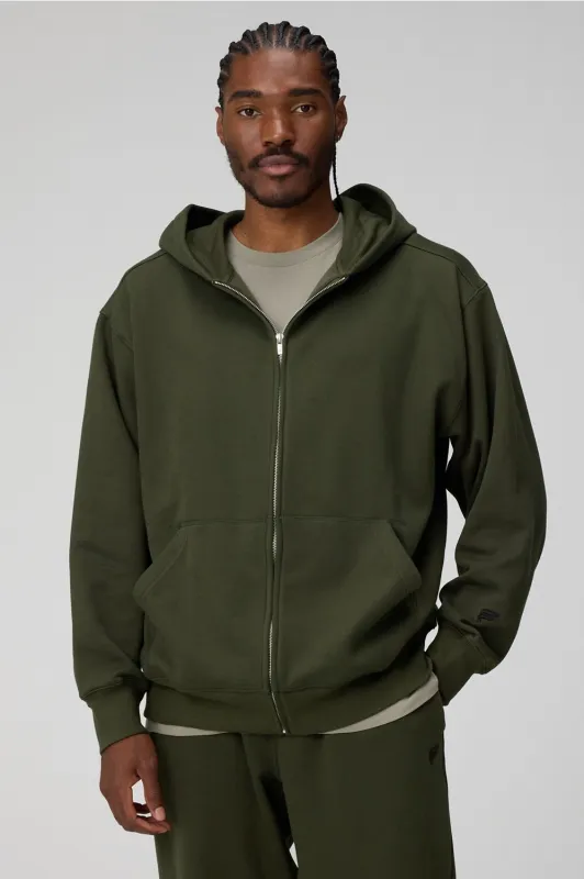 The Go-To Full Zip Hoodie (Oversized) made by Fabletics