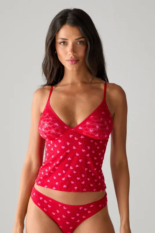 Hot Mesh Triangle Cami sold by Fabletics