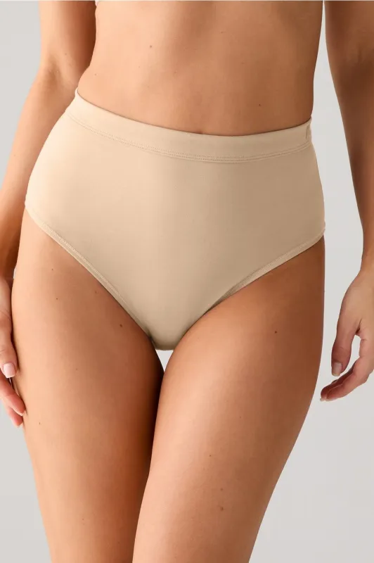 Snug Cotton High Waist Brief sold by Fabletics