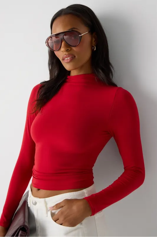 Seamless Long-Sleeve Essential Tee sold by Fabletics