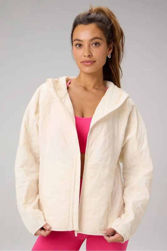 Daydreamer+ Hooded Quilted Jacket sold by Fabletics
