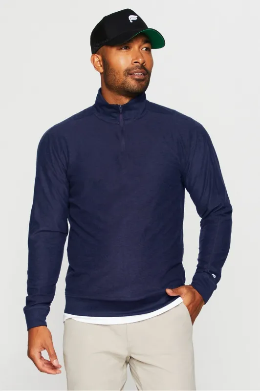 The Cloud Jersey Quarter Zip sold by Fabletics