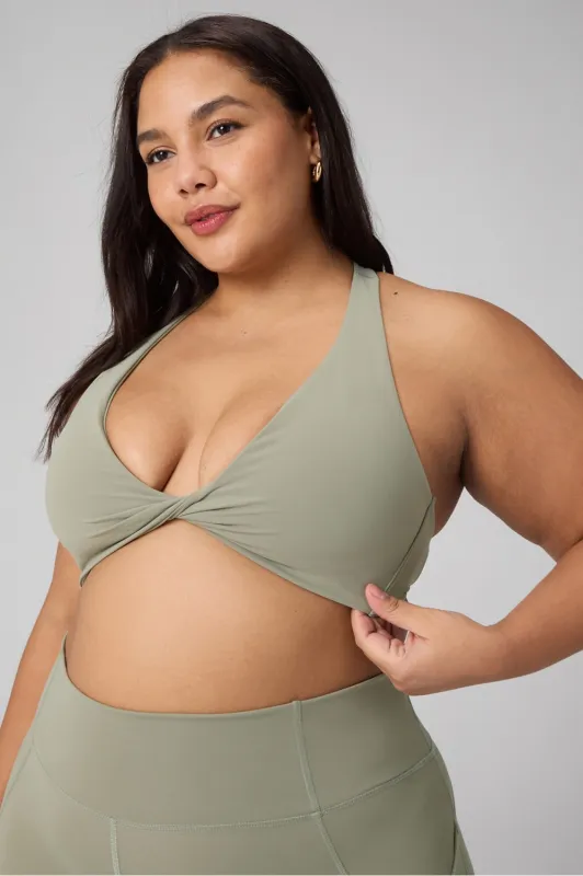PureLuxe Plunge Low Impact Bra sold by Fabletics