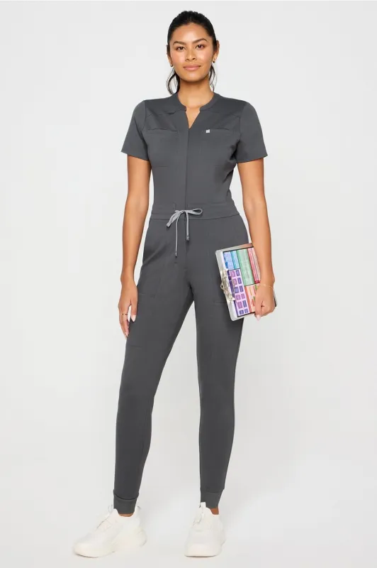 StretchTech™ Empower Scrub Jumpsuit sold by Fabletics