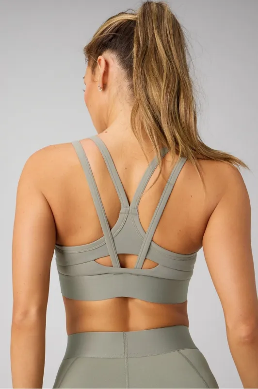 Principal Longline Medium Impact Sports Bra sold by Fabletics
