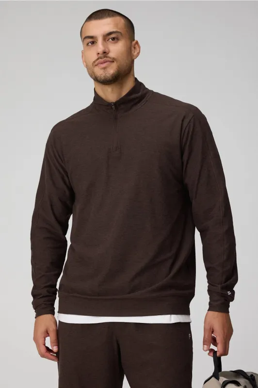 The Cloud Jersey Quarter Zip sold by Fabletics