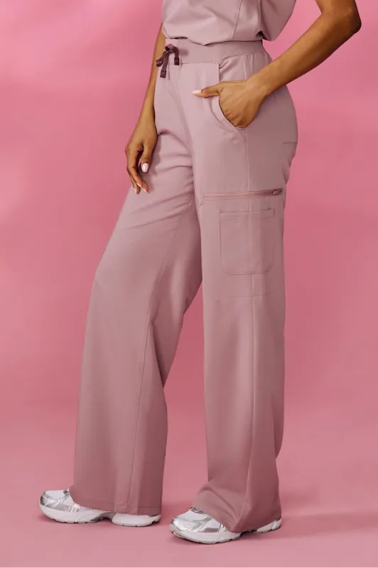 High-Rise Wide Leg Scrub Pant sold by Fabletics