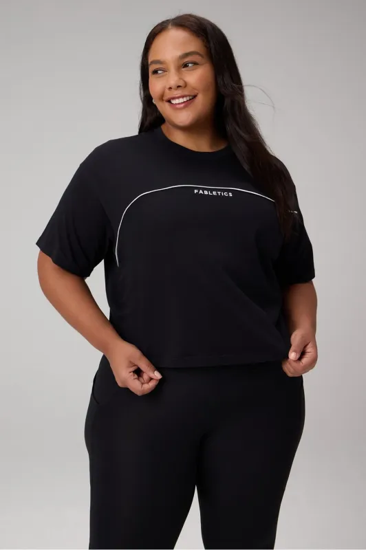 100% Cotton Boxy Tee sold by Fabletics