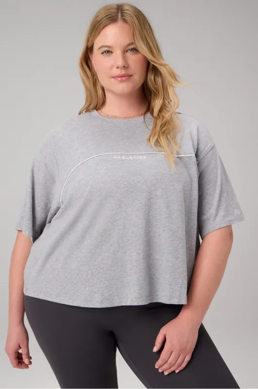 100% Cotton Boxy Tee sold by Fabletics
