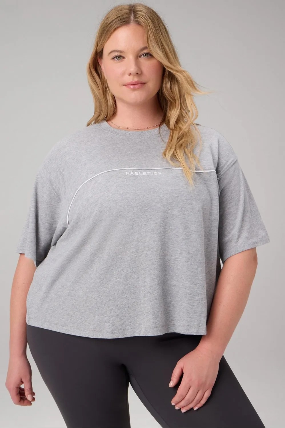 100% Cotton Boxy Tee sold by Fabletics