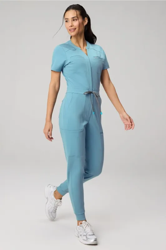 StretchTech™ Empower Scrub Jumpsuit sold by Fabletics