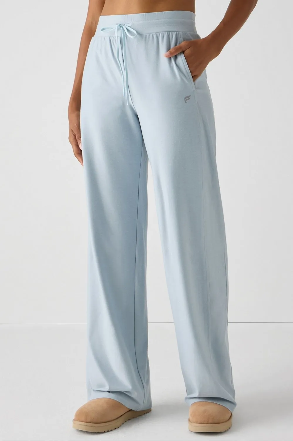 Cloud Jersey Wide Leg Pant sold by Fabletics