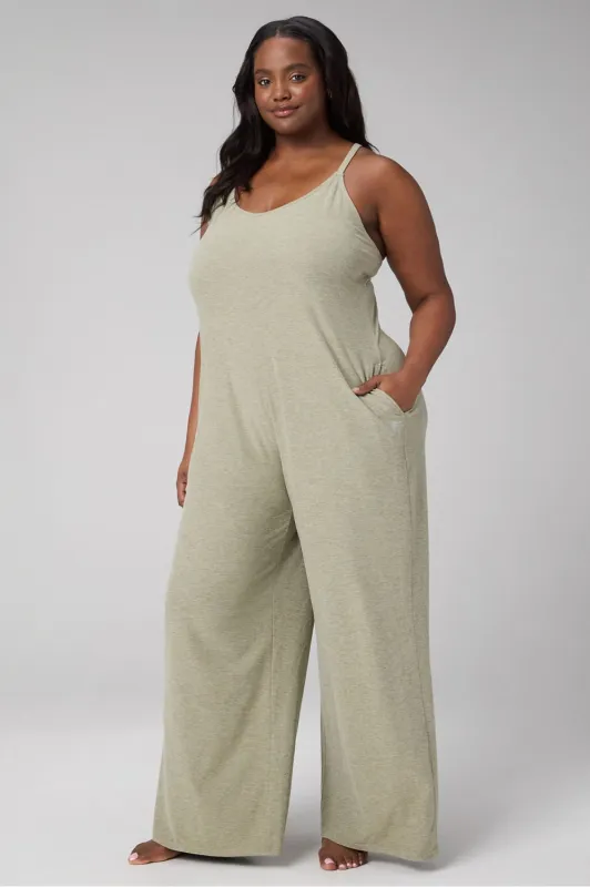 Cloud Jersey Wide Leg Onesie sold by Fabletics