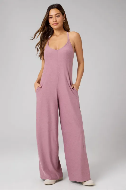 Cloud Jersey Wide Leg Onesie sold by Fabletics