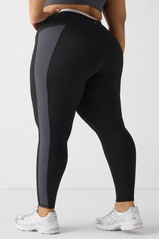 Define PowerHold® High-Waisted Color-Blocked Legging Tall sold by Fabletics