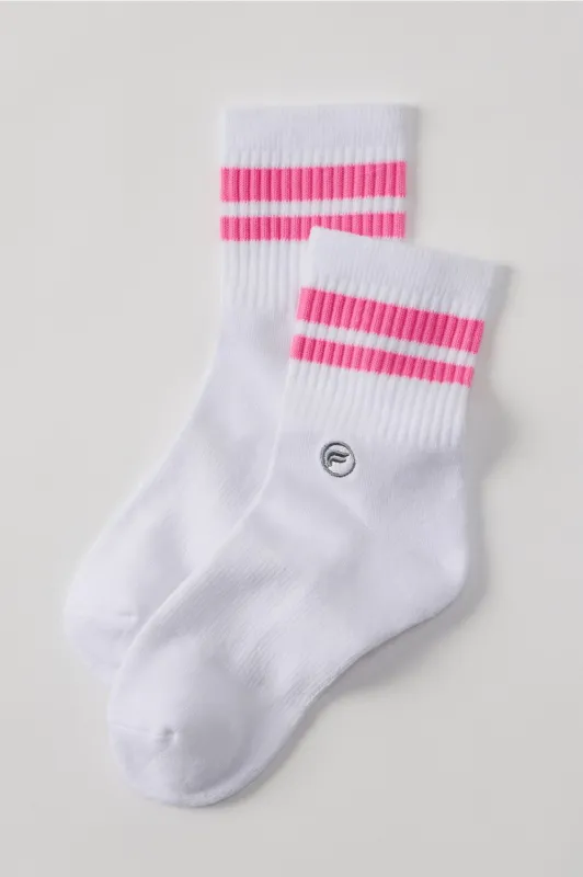 The Everyday Quarter Crew Sock sold by Fabletics