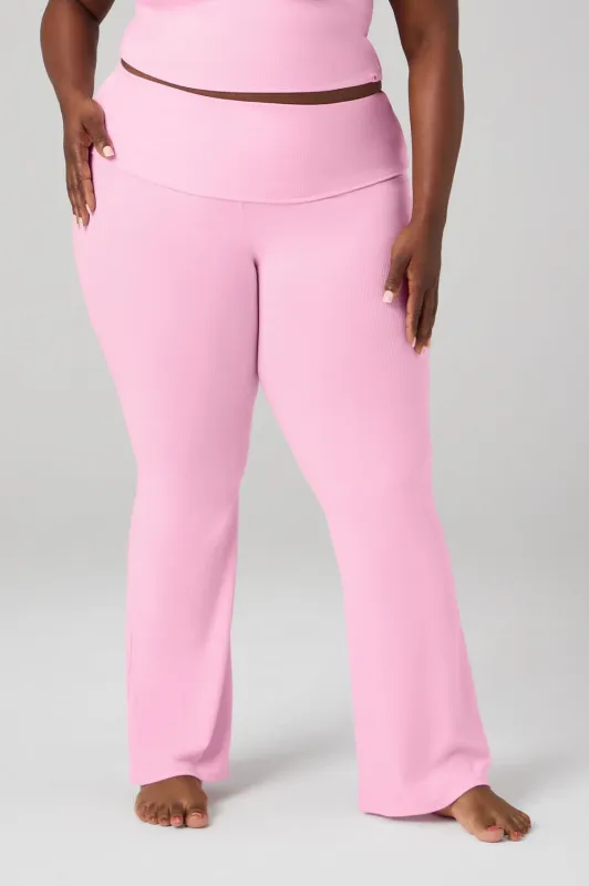 Soft Rib Foldover Pant sold by Fabletics