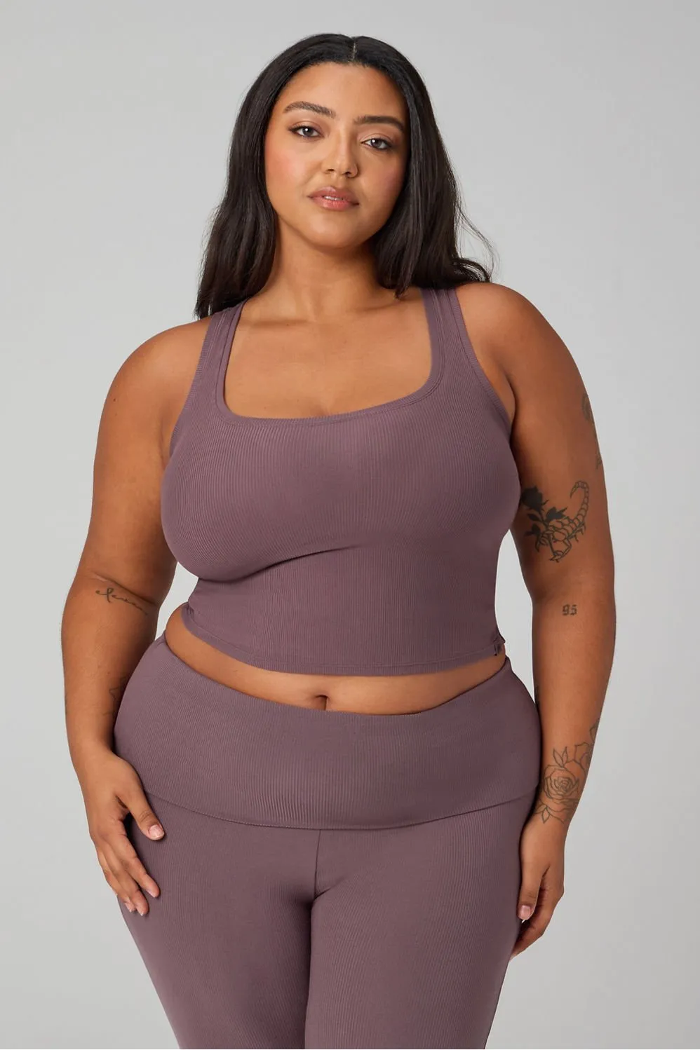 Soft Rib Cropped Tank sold by Fabletics