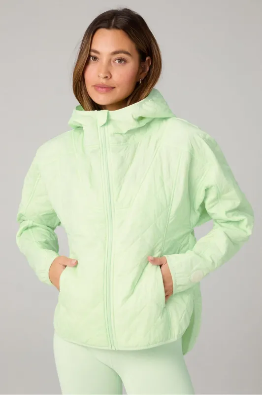 Daydreamer+ Hooded Quilted Jacket sold by Fabletics