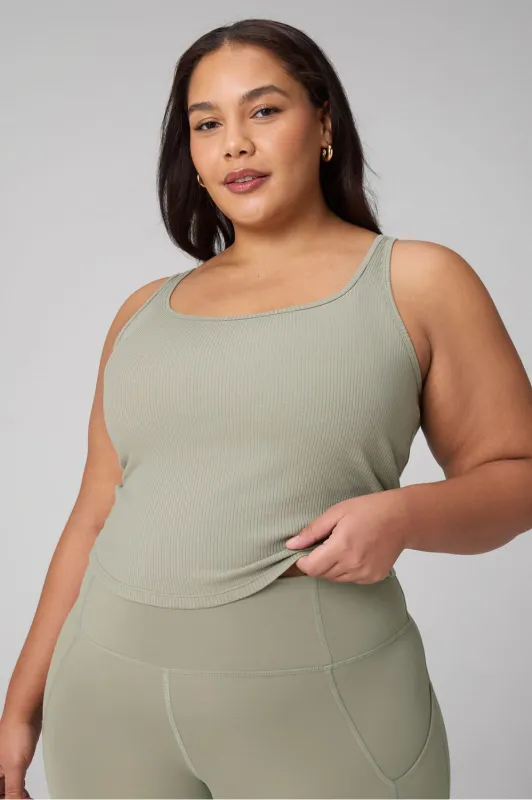 Modal Rib Cropped Tank sold by Fabletics