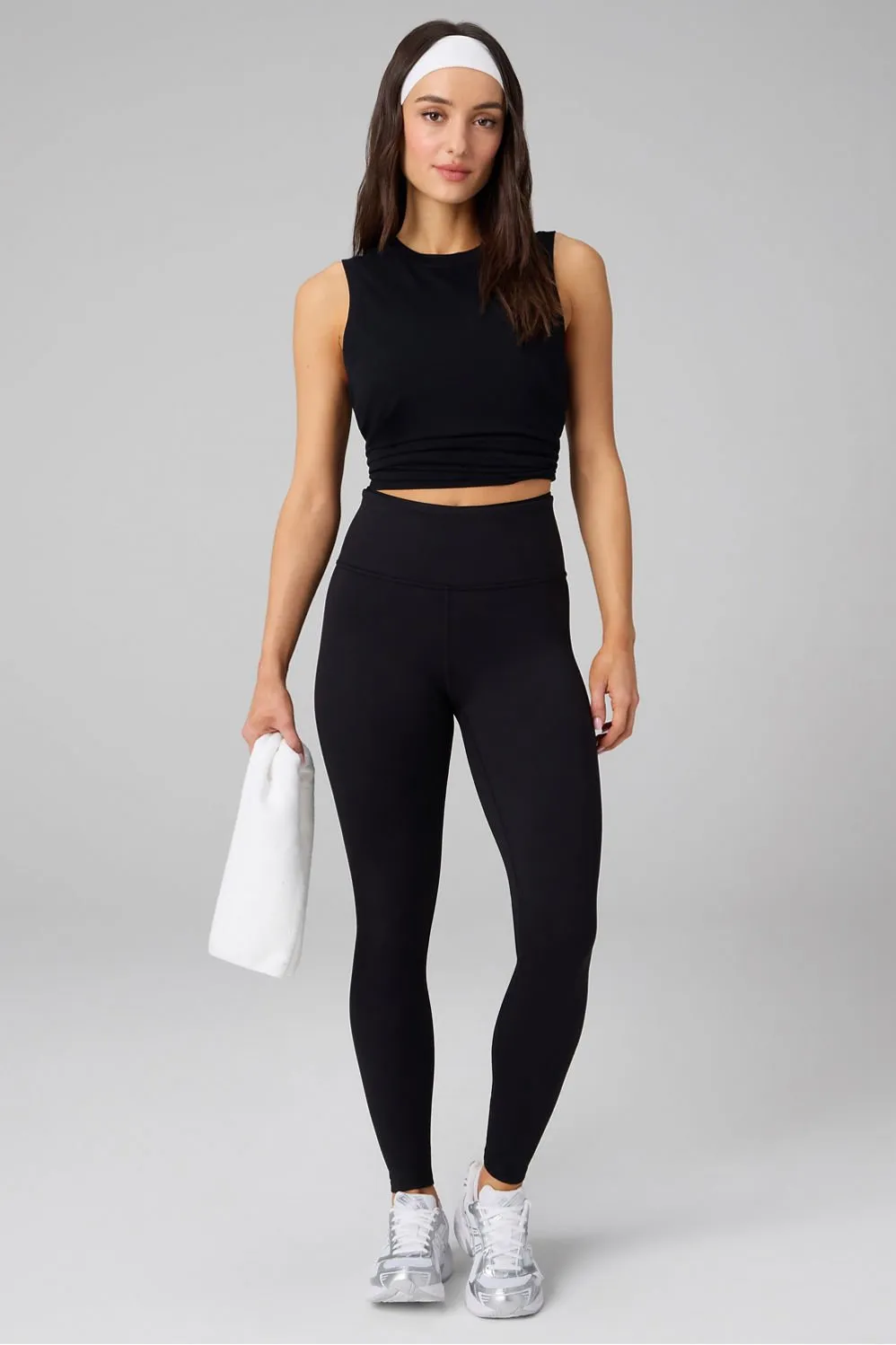 100% Cotton Tank + Boost Powerhold High-Waisted Legging 2-Piece Outfit sold by Fabletics