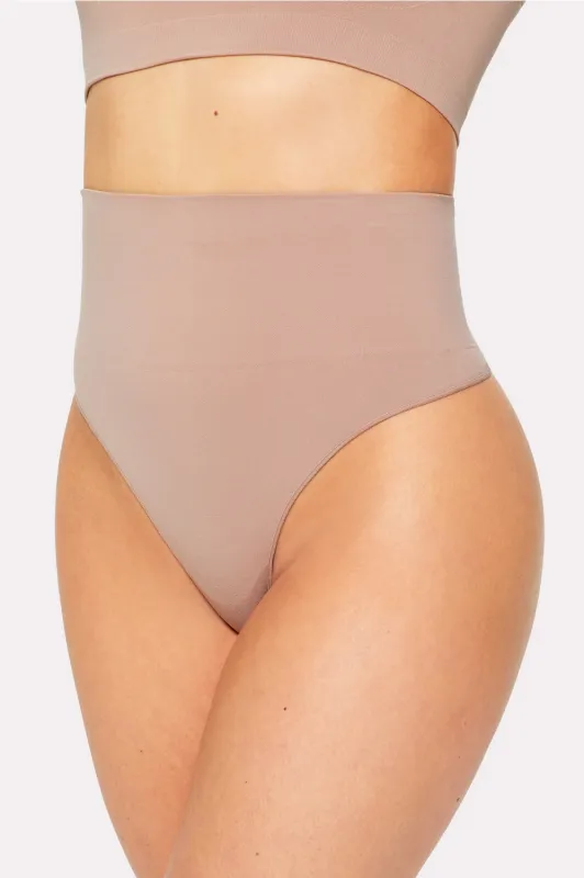 Nearly Naked Shapewear High Waist Thong sold by Fabletics