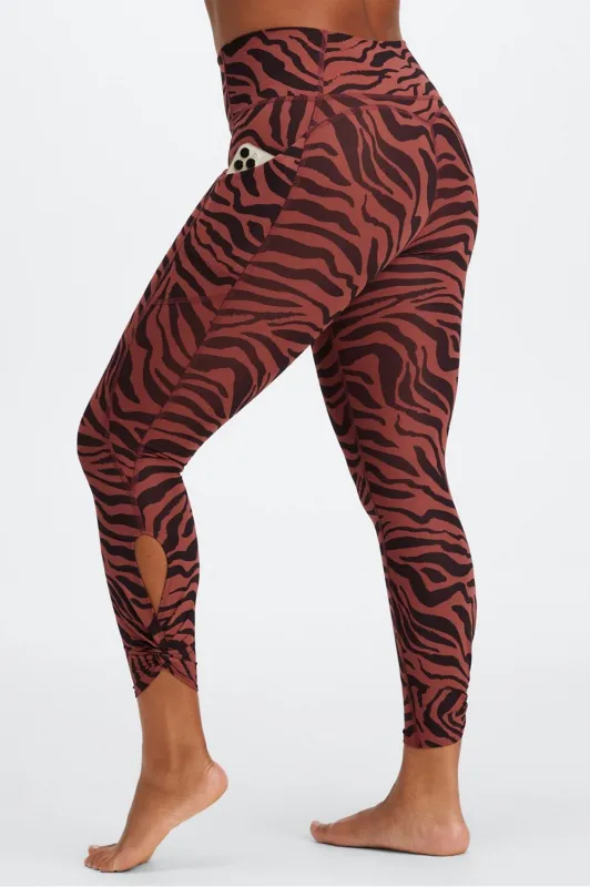 Oasis PureLuxe High-Waisted Twist 7/8 Legging sold by Fabletics