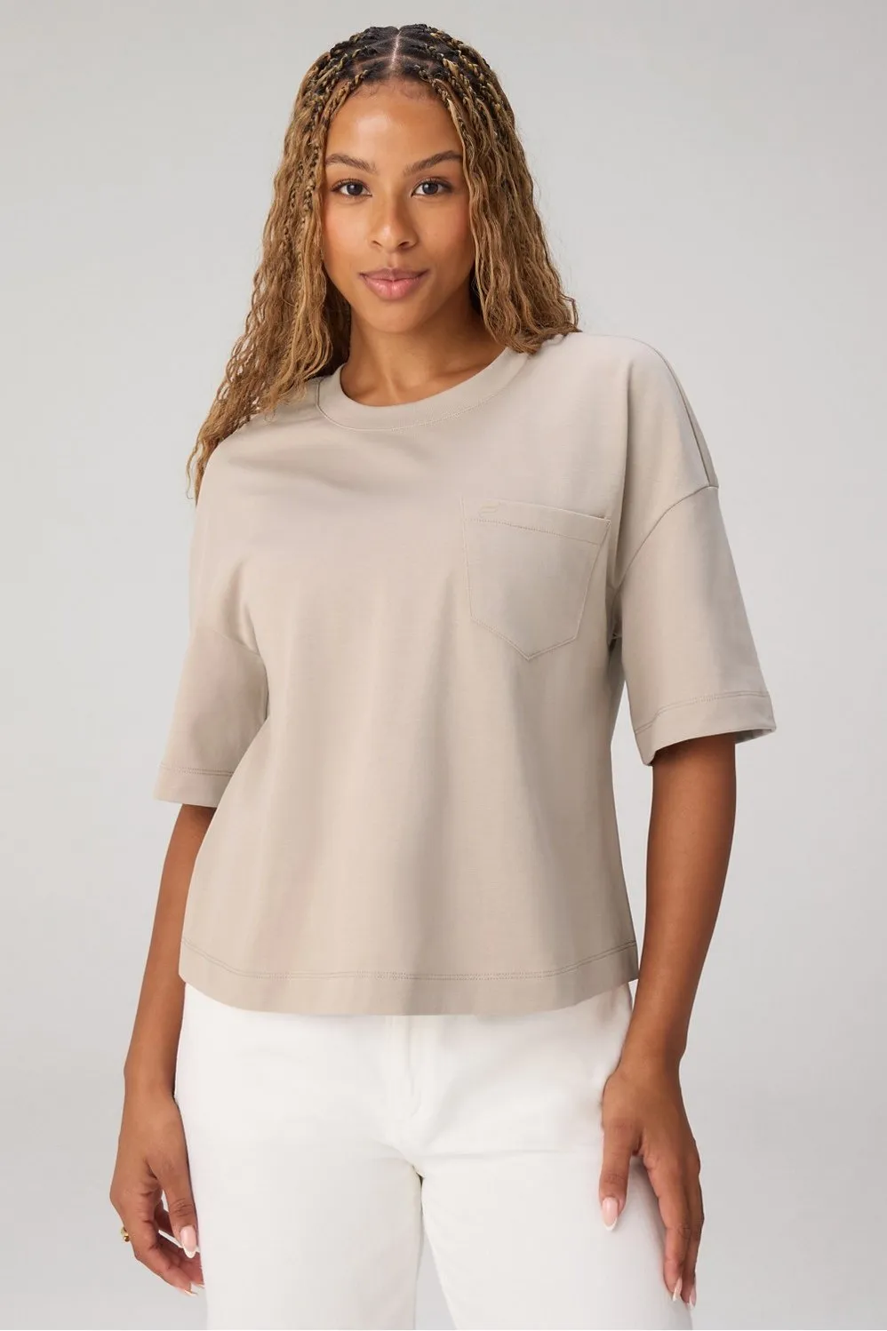 Heavy Cotton Pocket Tee sold by Fabletics