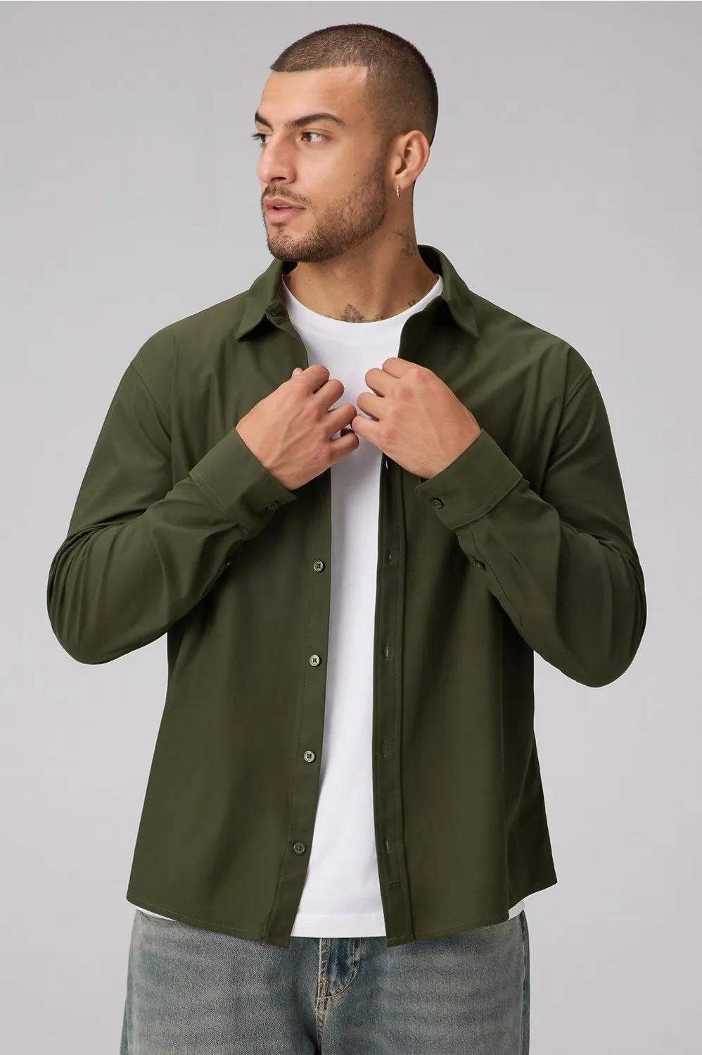 The Don Long Sleeve Button Up (Slim Fit) sold by Fabletics