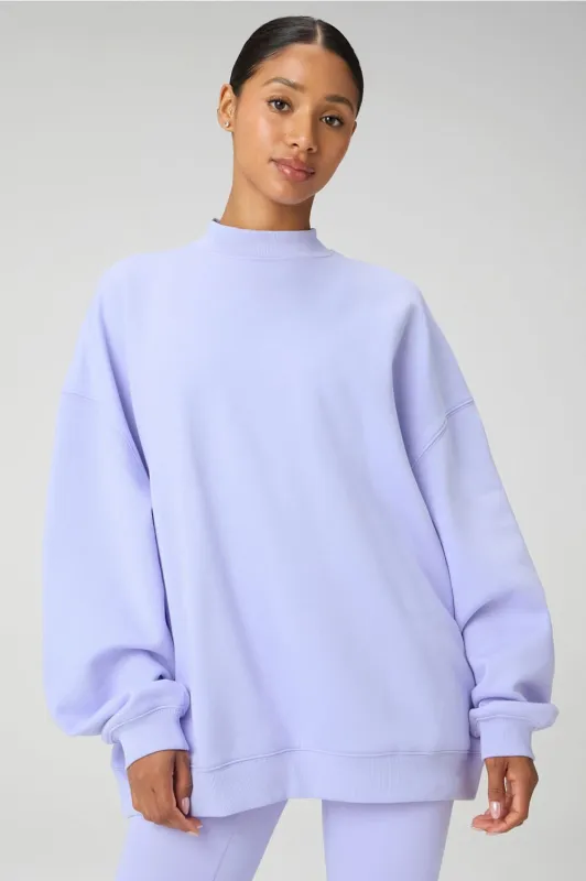 Cozy Fleece Oversized Mock Neck Sweatshirt sold by Fabletics