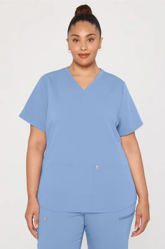 Method 2-Pocket Scrub Top sold by Fabletics