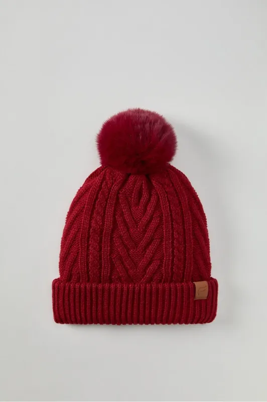 The Pom Pom Beanie sold by Fabletics