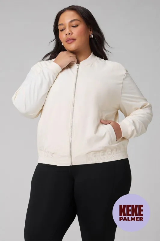 Everyday Bomber Jacket made by Fabletics