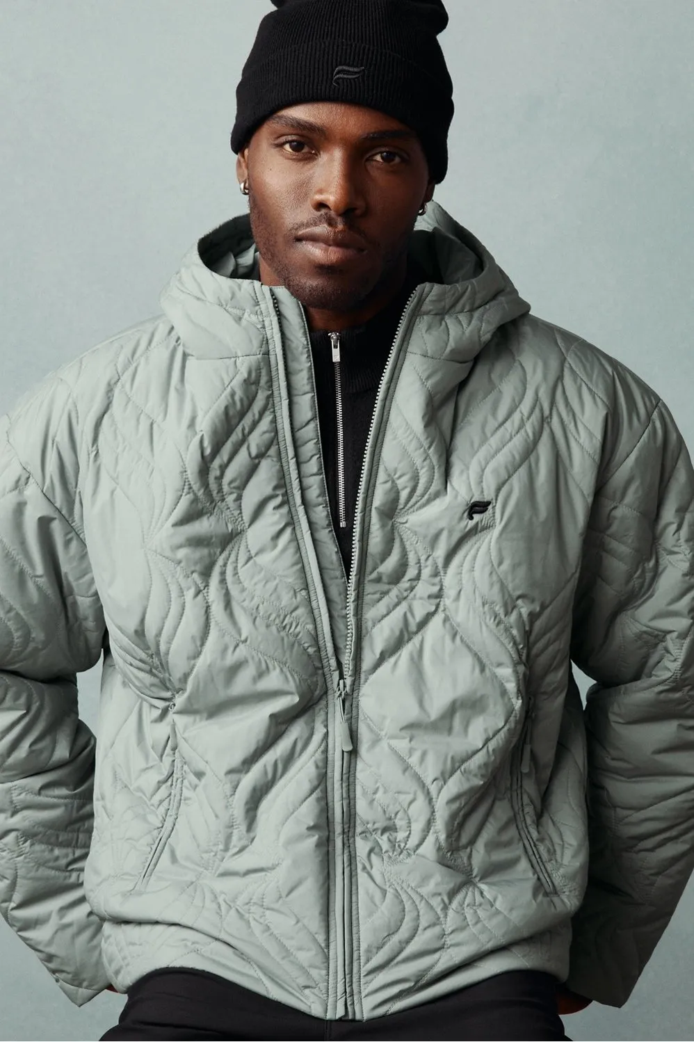 The Chateau Quilted Essential Puffer sold by Fabletics