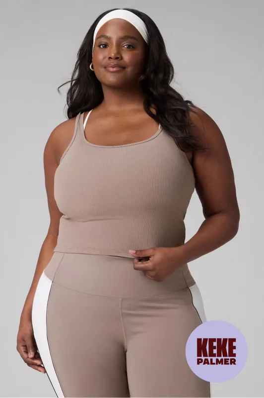 Modal Rib Cropped Tank sold by Fabletics