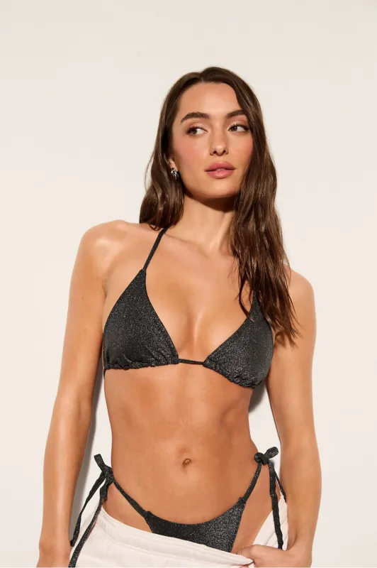 Swim Luxe Triangle Bikini Top sold by Fabletics
