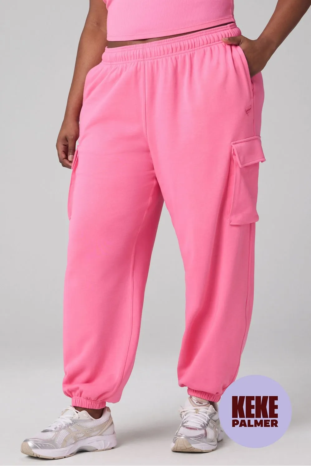 Year Round Terry Cargo Jogger sold by Fabletics