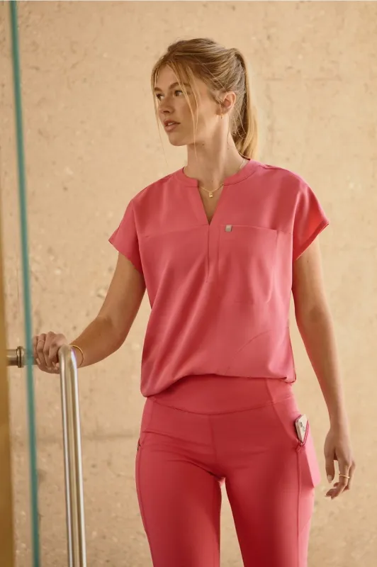 Evolve Oversized Scrub Top sold by Fabletics