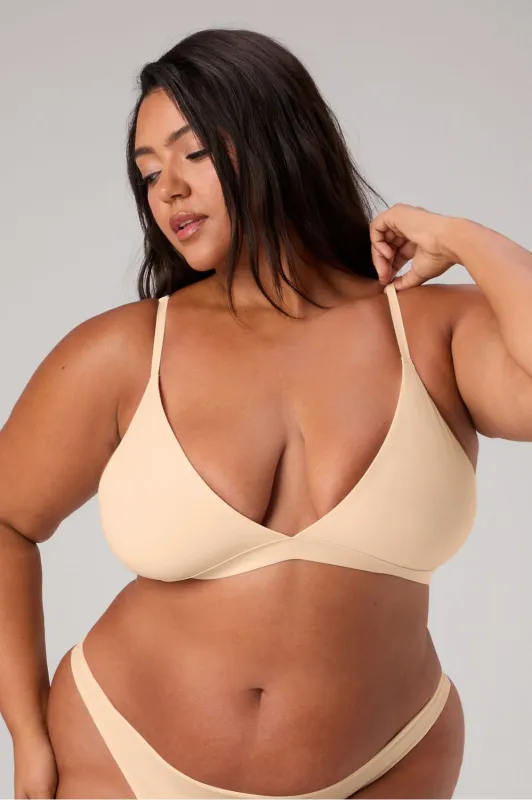 Stretchy Fit Triangle Bralette made by Fabletics
