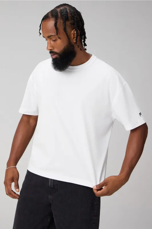 The Effortless Oversized Crop Tee made by Fabletics
